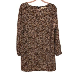 LOFT LEOPARD PRINT DRESS
